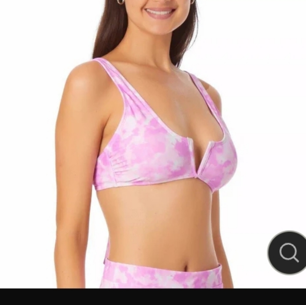 #58 - NWT California Waves Jrs' V-Wire Bralette Bikini Top, Jr's XL- Like Large - Picture 3 of 10
